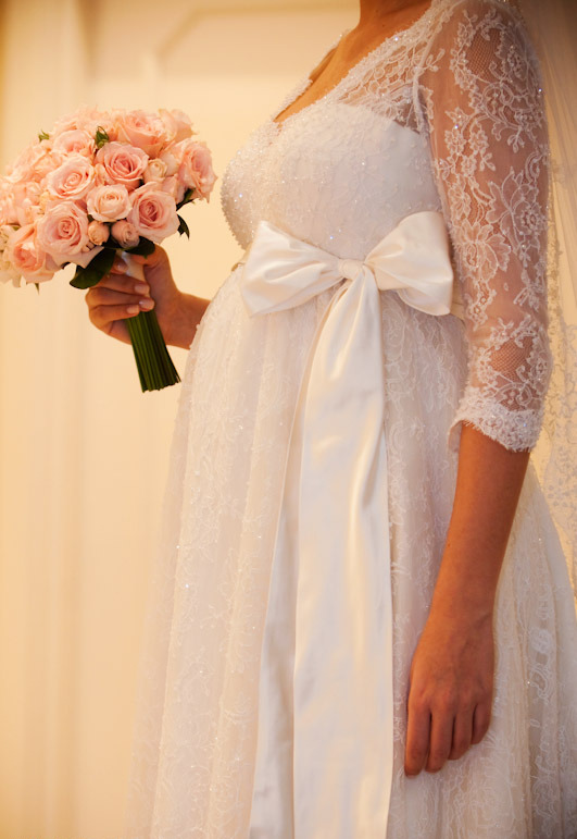 vestido de noiva gestante para casamento civil