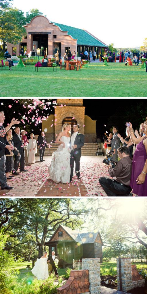 Casando em um belo resort