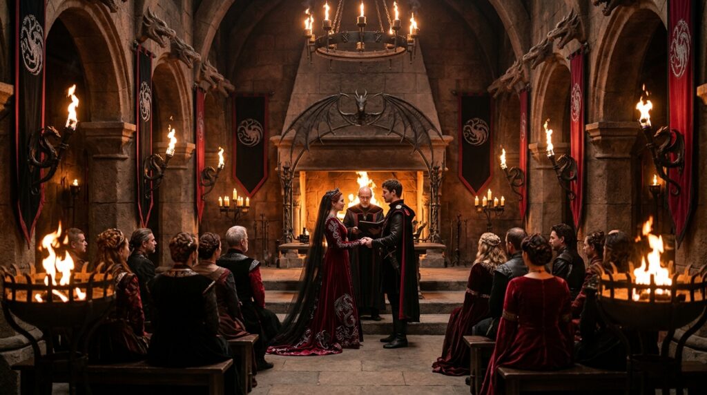 Casamento estilo Game of Thrones: decoração épica