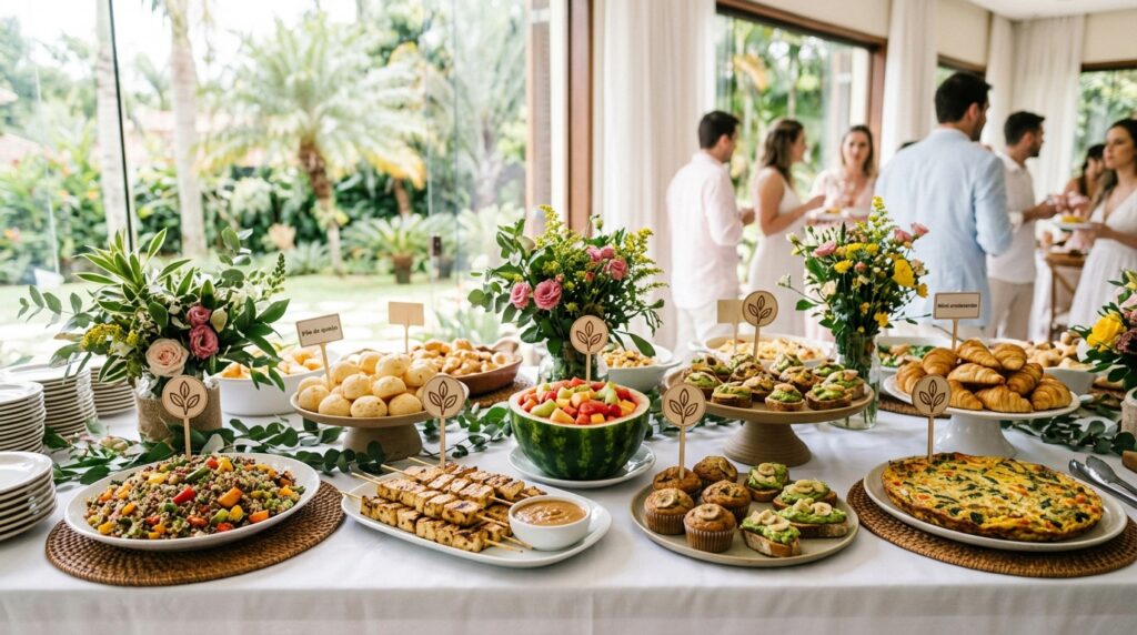 O que servir no casamento de manhã?
