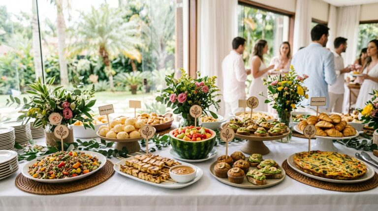 O que servir no casamento de manhã?