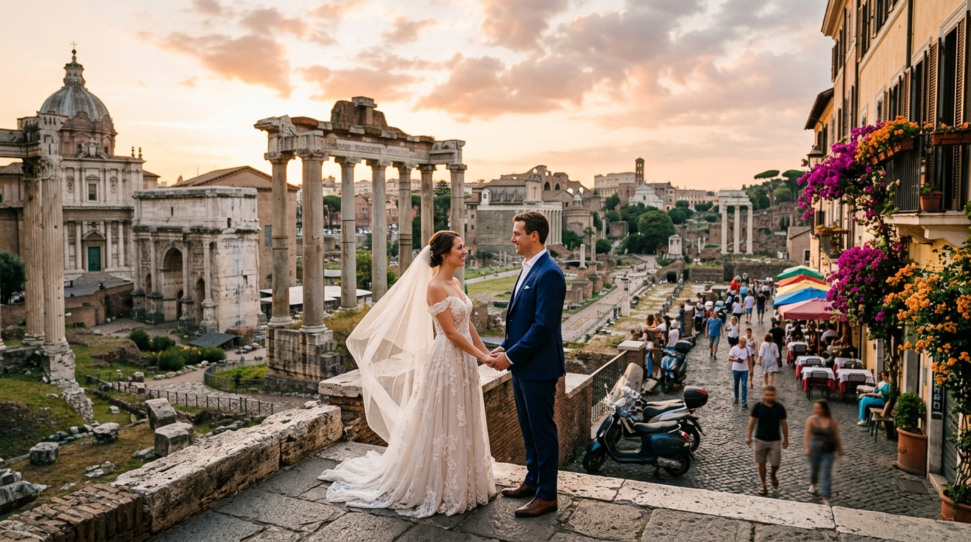 Roma - a beleza das ruínas antigas e a cultura vibrante