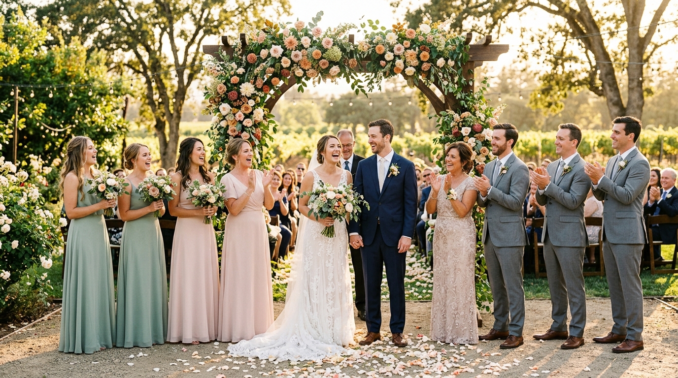 Frases para padrinhos de casamento em cerimônia