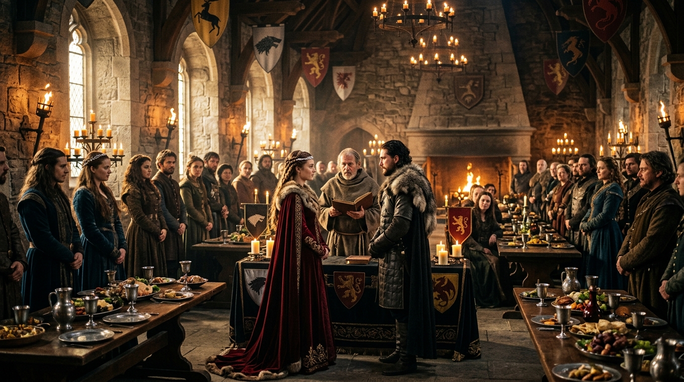 Ideias de temas para um casamento Game of Thrones