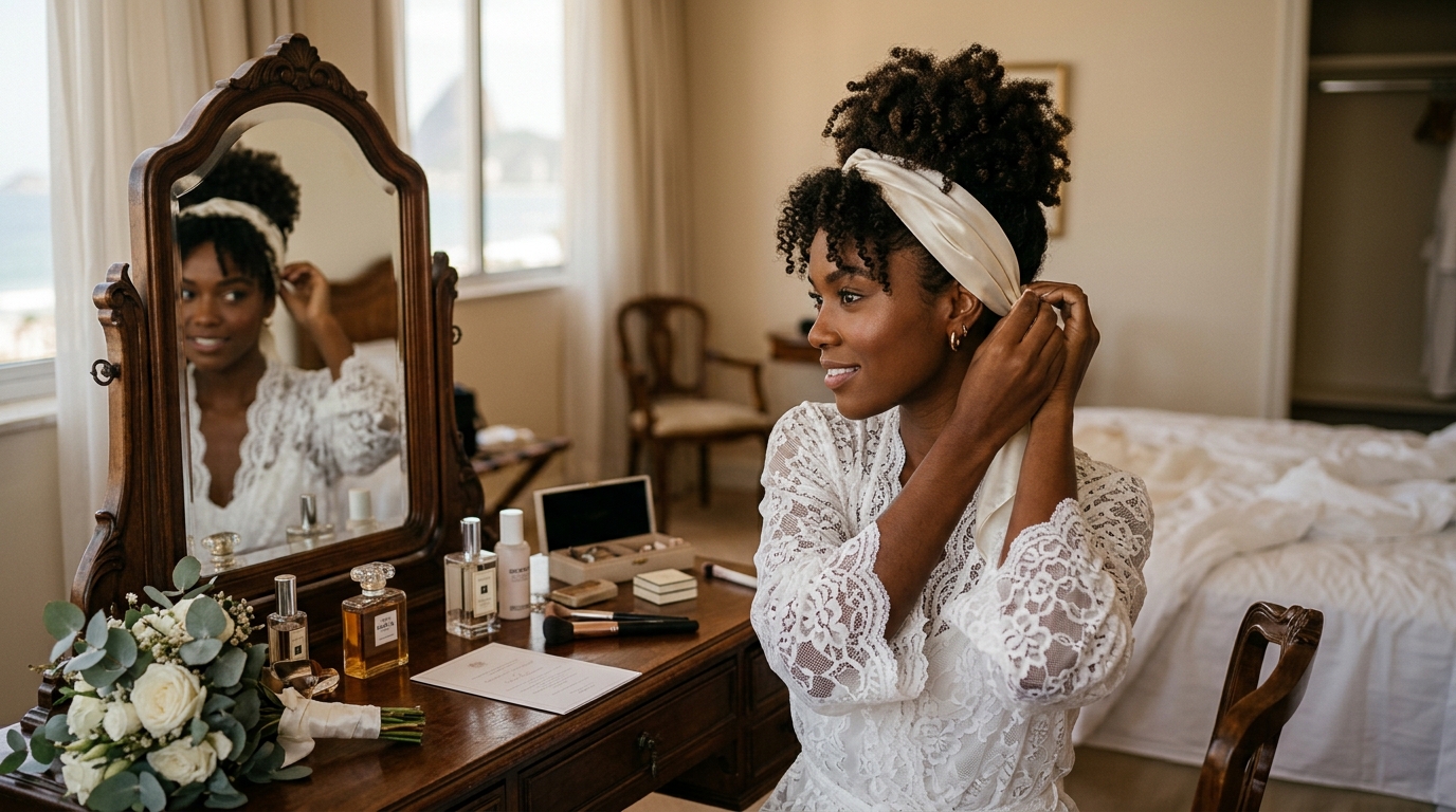 Checklist final do dia do casamento (cabelo cacheado)