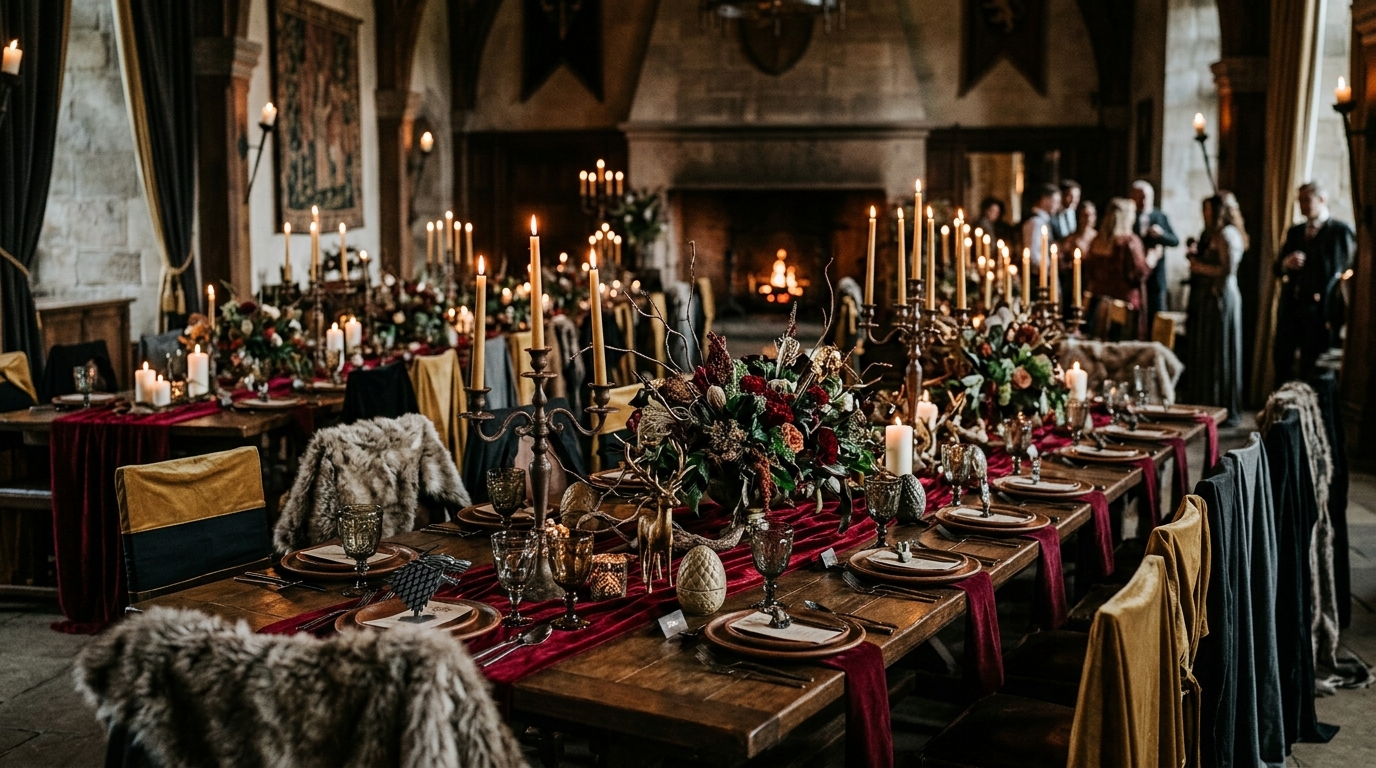 Decoração inspirada nos personagens de Game of Thrones
