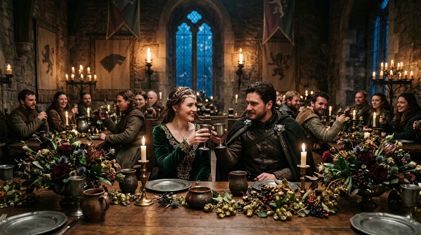 Ideias de temas para um casamento Game of Thrones