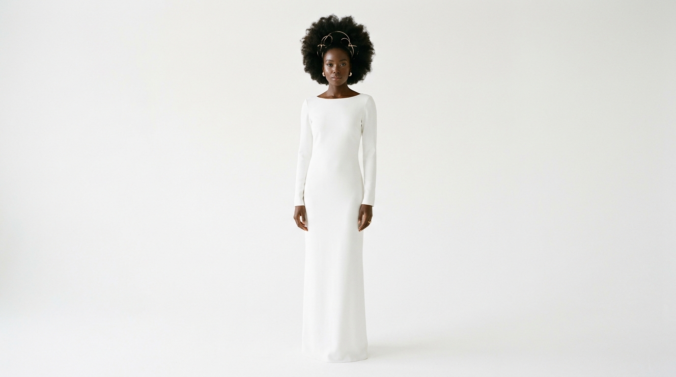 Vestido reto ou minimalista